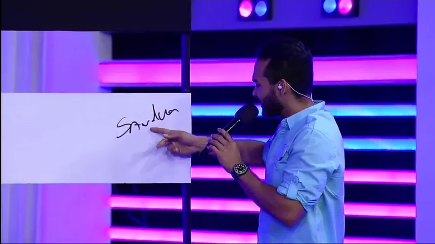 ¡Jereoglíficos! Eso fue lo que tuvimos que interpretar en "Tres en línea"