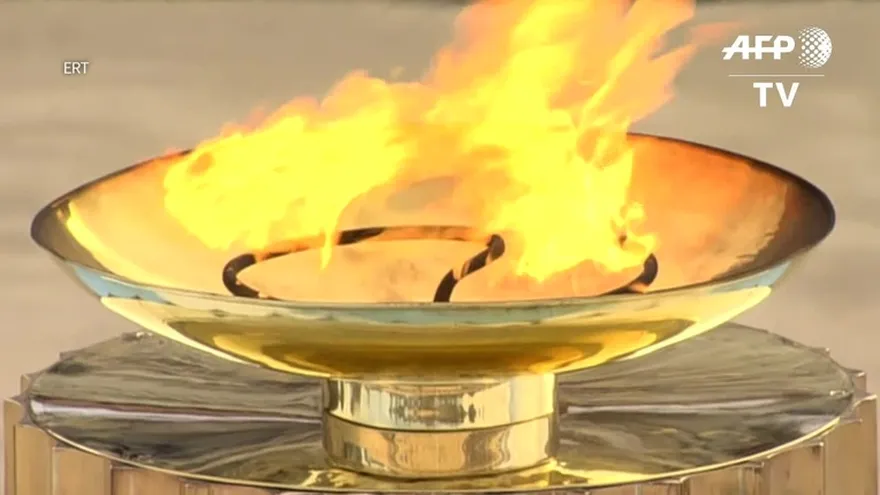 Brasil recibe antorcha olímpica en Atenas