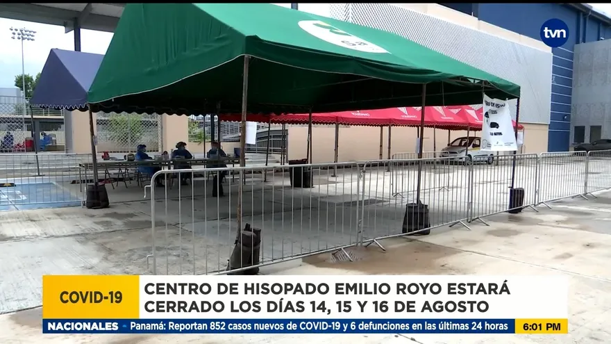 Centro de hisopado Emilio Royo cerrado temporalmente