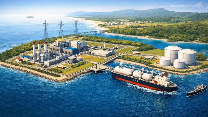 Imagen ilustrativa de planta termoeléctrica