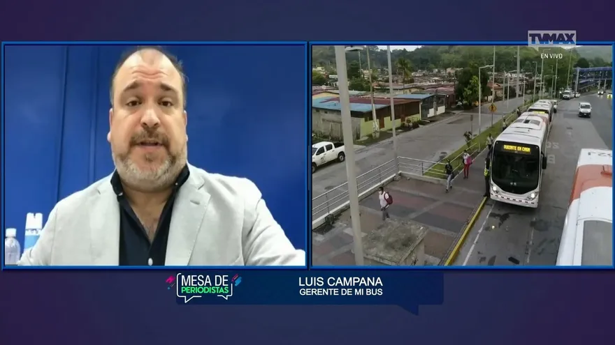 Mesa de periodistas - Entrevista a Luis Campana, Gerente de MiBus