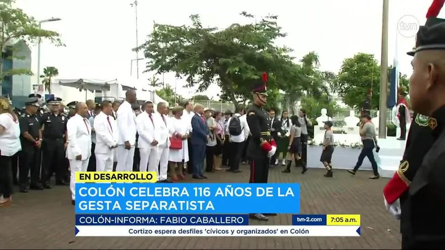 Colón festeja 116 años de adhesión a la gesta separatista