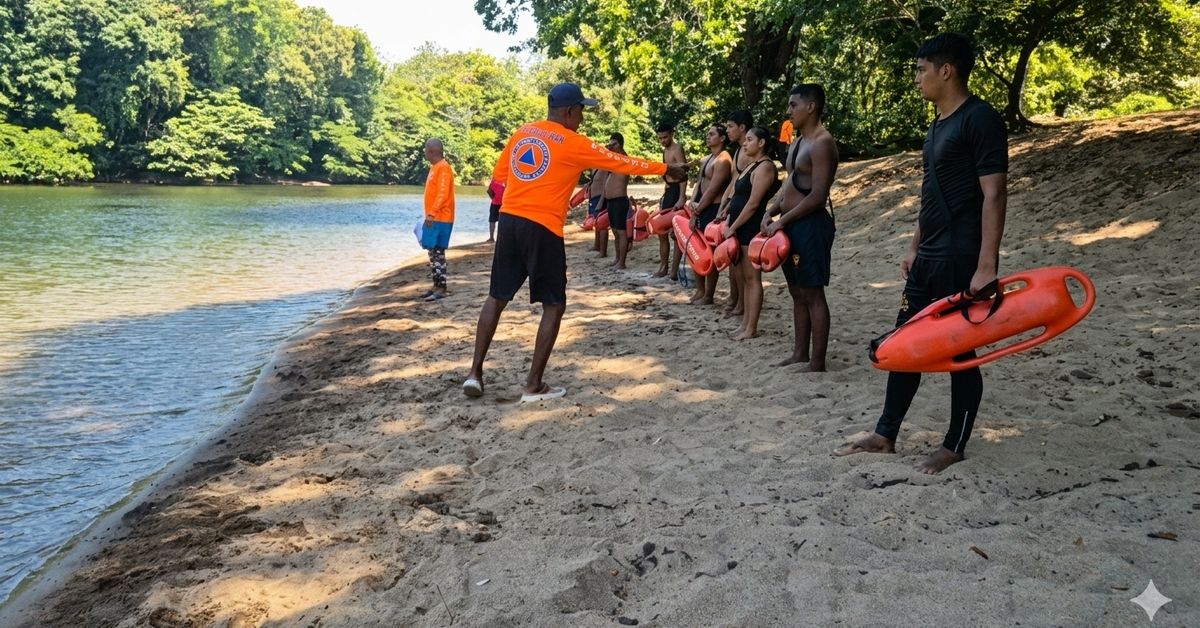 Guardavidas de varias provincias reciben curso intensivo de rescate acuático y primeros auxilios