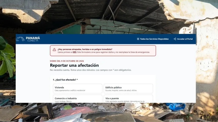 Más de 8 mil reportes por daños del terremoto: así funciona Panamá Conecta