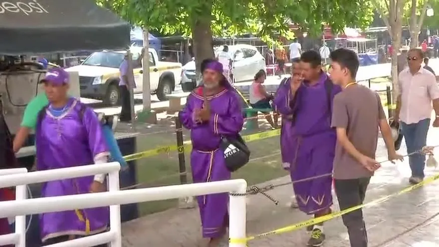 Devotos de Jesús Nazareno, en Atalaya