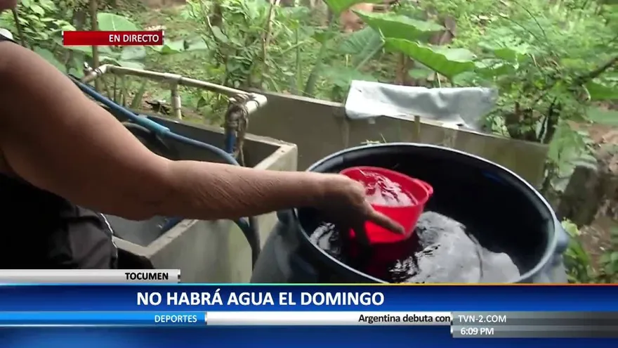 Comunidades se preparan para falta de agua potable