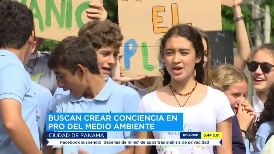 Protestan por un mejor medio ambiente en Panamá