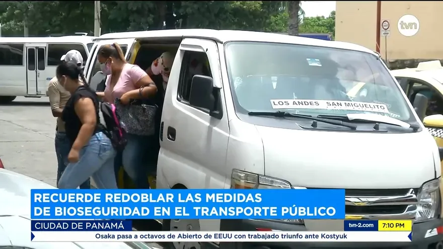 Recuerde redoblar medidas de bioseguridad en el transporte público