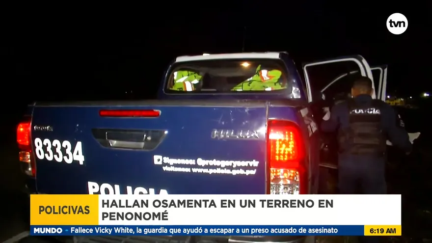 Encuentran osamenta en un terreno en Penonomé