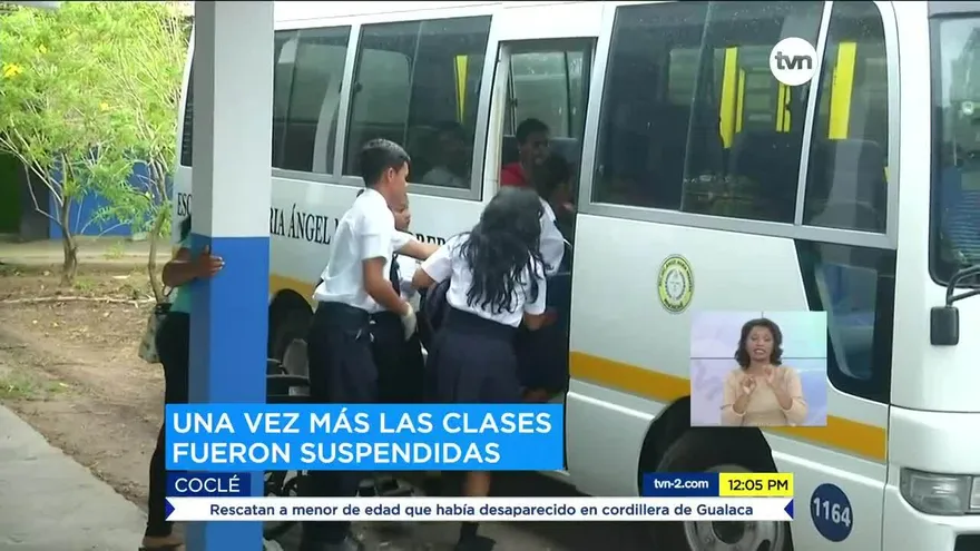 Estudiantes se ven afectados en colegio de Coclé
