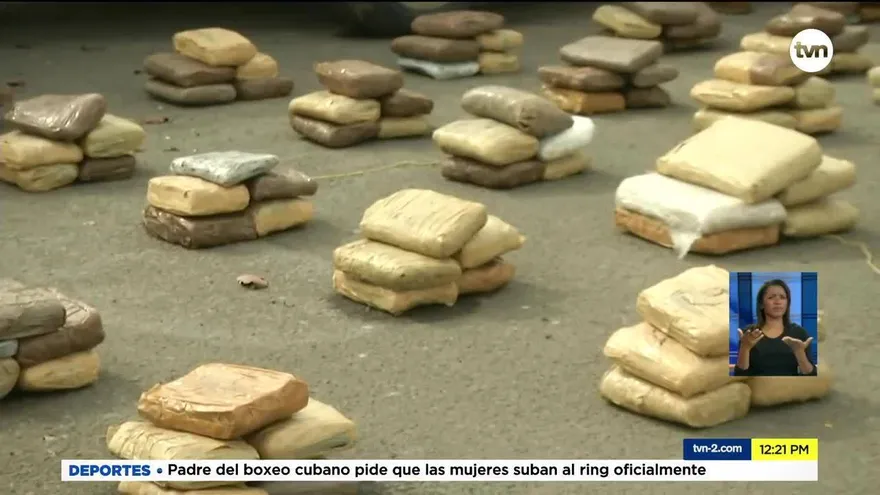 Decomisan más de 300 paquetes de droga en Los Santos