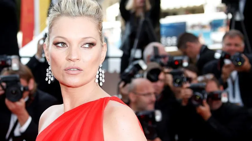 La modelo británica Kate Moss.