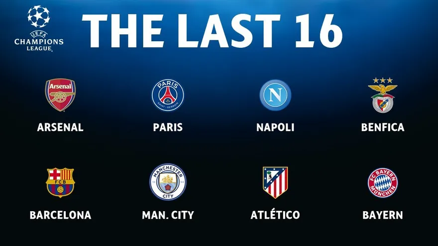 Sorteo de los octavos de Champions League será el lunes 12 de diciembre