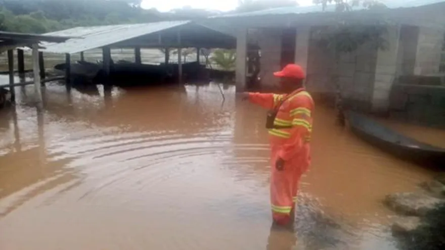 Inundaciones en costa abajo de Colón