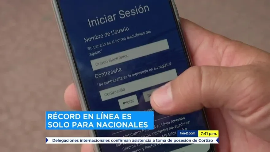 Largas filas para obtener récord policivo