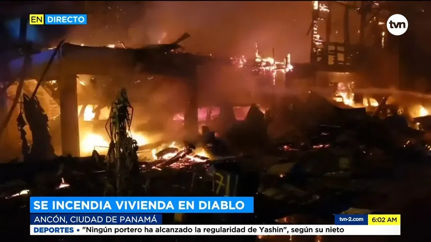 Extinguen incendio de vivienda en Diablo