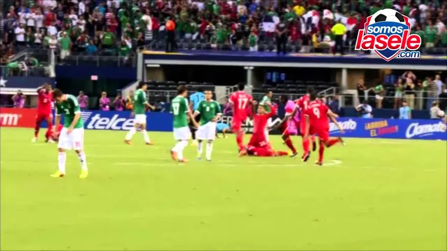 Lo más visto, imágenes exclusivas en el triunfo de Panamá sobre México Copa Oro 2013