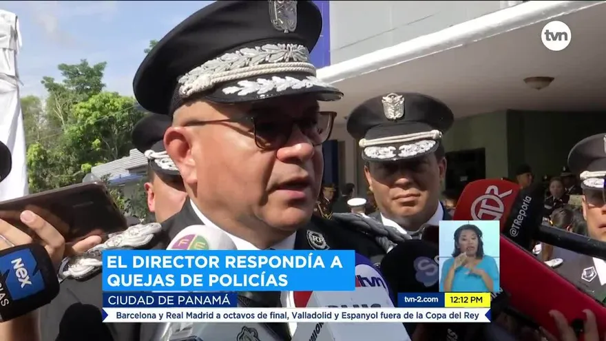 Director de la Policía reacciona a quejas de agentes en Colón