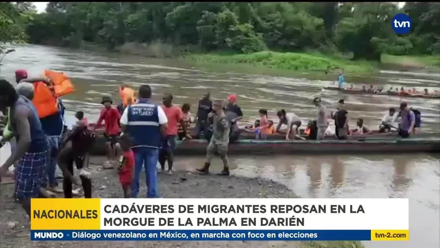 Cuerpos de migrantes abandonados en morgue de Darién
