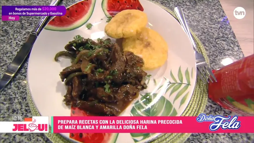 Receta: Bistec picado con tortilla (Final)