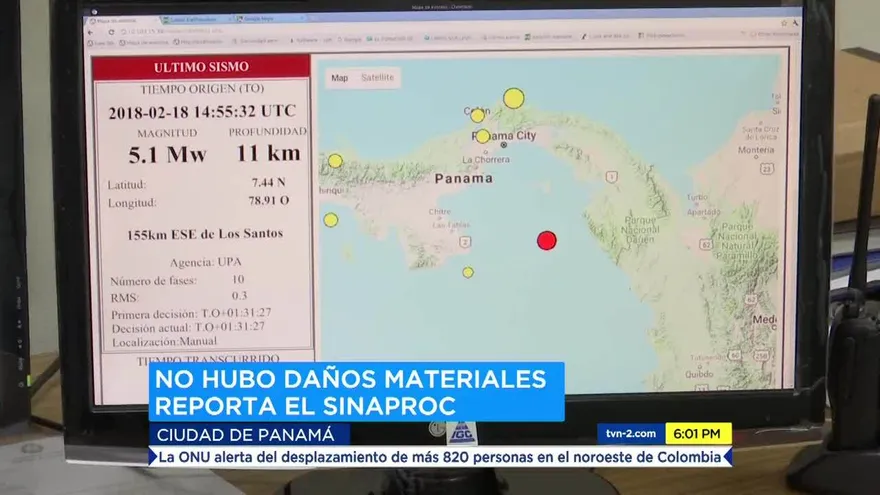 Tiembla en Panamá