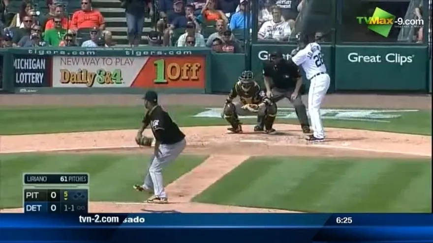 MLB: Tigres derrotaron 5-2 a Piratas