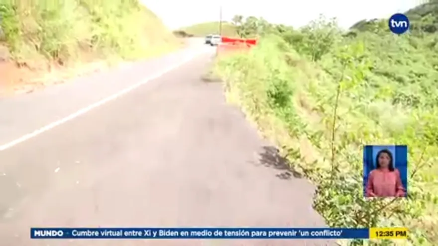 Carretera a punto de colapsar