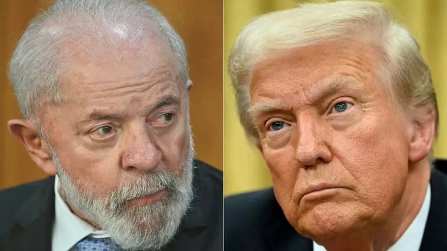 Donald Trump y Luiz Inácio Lula da Silva