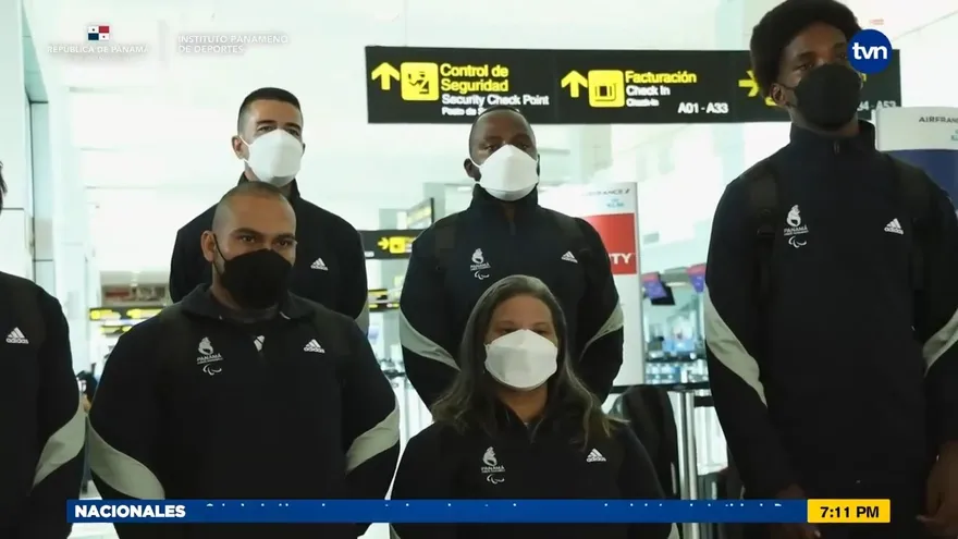 Panameños viajan para competir en los Juegos Paralímpicos de Tokio