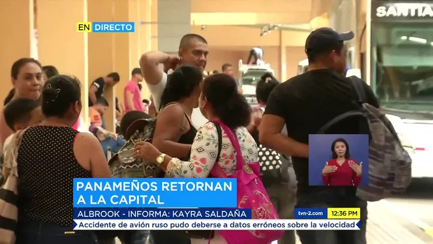 Aumenta llegada de viajeros a la Terminal en Albrook