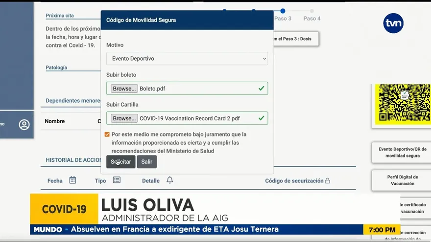 Uso del código QR para eventos masivos