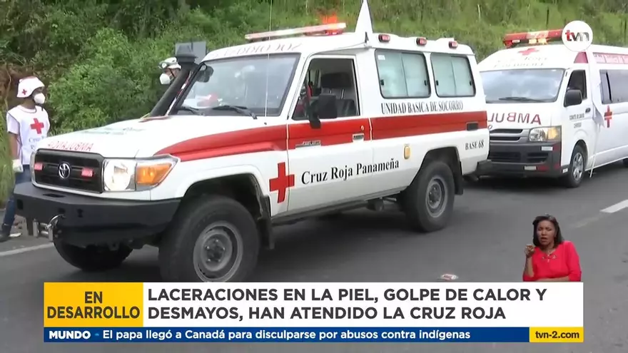 Varias atenciones ha realizado la Cruz Roja en Chiriquí producto de cierres