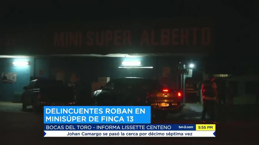 Ola de robos en Bocas del Toro no cesa, otro supermercado fue asaltado