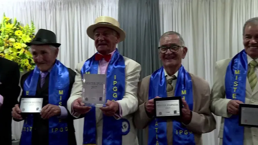 Concurso de belleza en Brasil coronó al abuelo más guapo