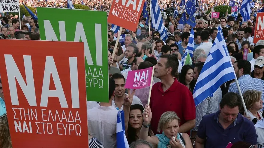 Grecia se debate entre un Sí y No.