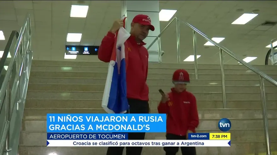 Niños que saldrán con la Selección el domingo partieron hacia Rusia