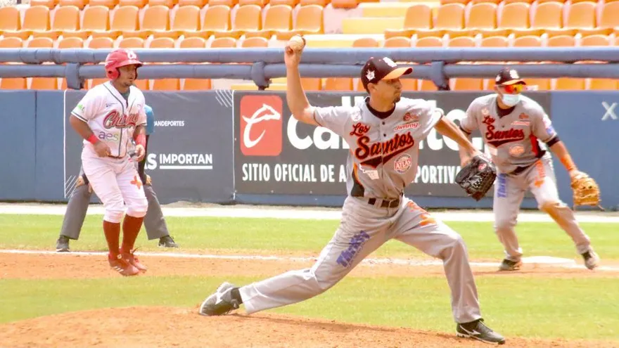 Acción del partido entre Los Santos y Chiriquí