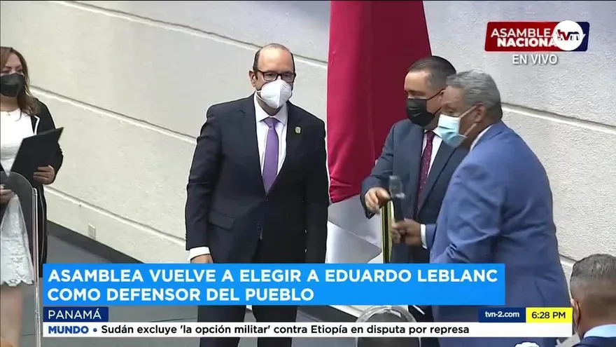 Eligen nuevamente a Eduardo Leblanc como Defensor del Pueblo