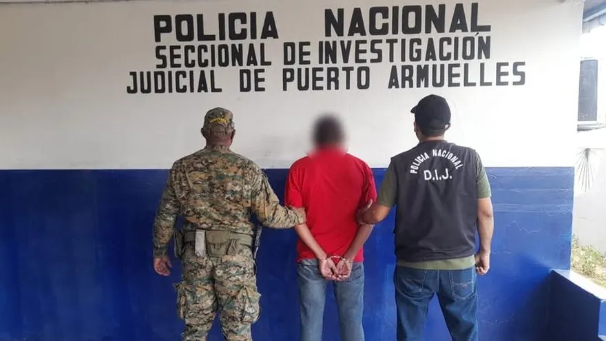 El hombre fue aprehendido en el distrito de Barú