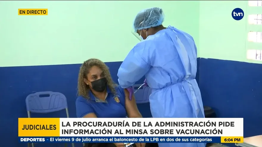 Procuraduría de la Administración aún no recibe informe sobre proceso de vacunación del Minsa