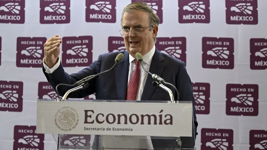 El ministro de Economía mexicano, Marcelo Ebrard.