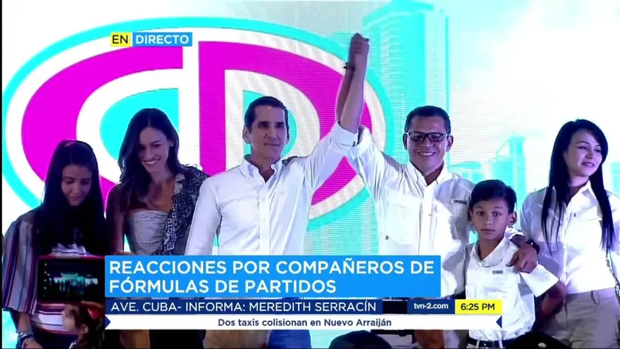 Reacciones por compañeros de fórmula de partidos políticos