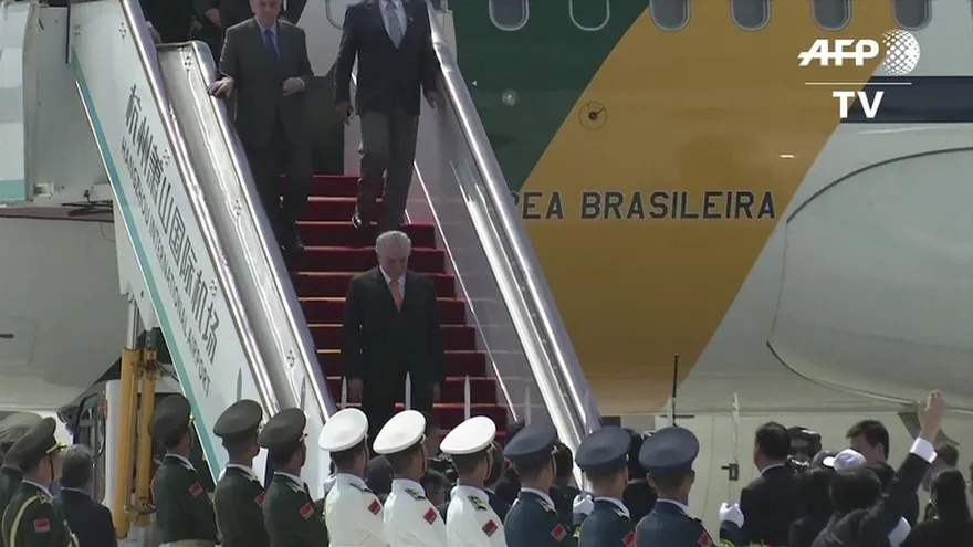 Temer arribó a China para el G20