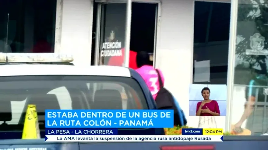 Incautan droga dentro de un autobús en La Chorrera