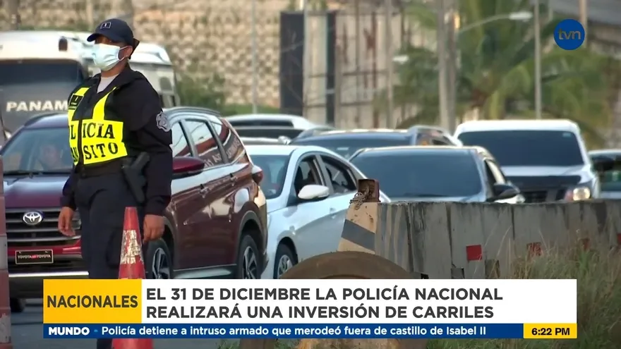 Policía Nacional realizará operativos viales el 31 de diciembre