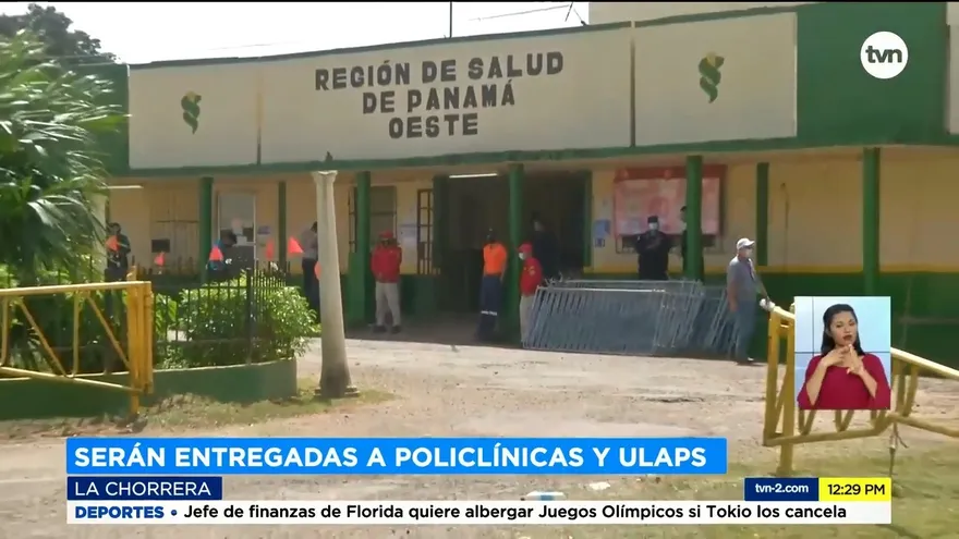 Llegan vacunas a Panamá Oeste