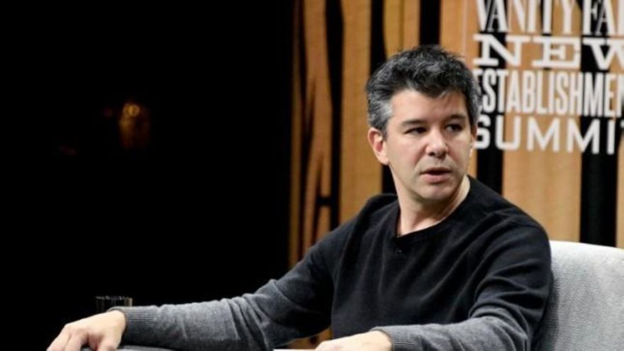 Fundador del sistema Uber, Travis Kalanick.