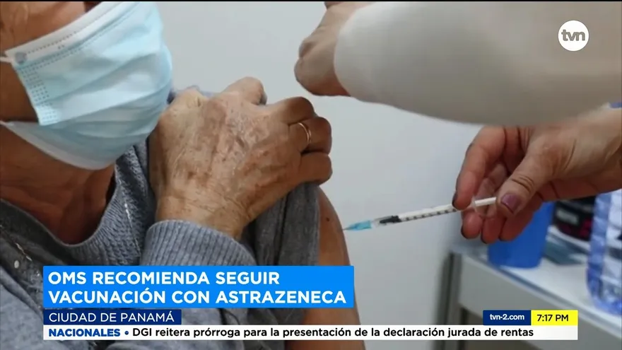 OMS recomienda seguir vacunación con AstraZeneca