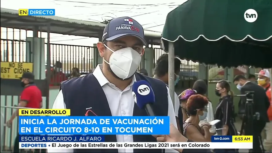 Explican logística de vacunación en Tocumen