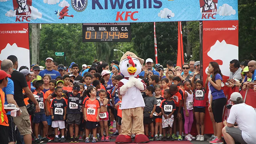 Todo listo para la tradicional carrera caminata Kiwanis